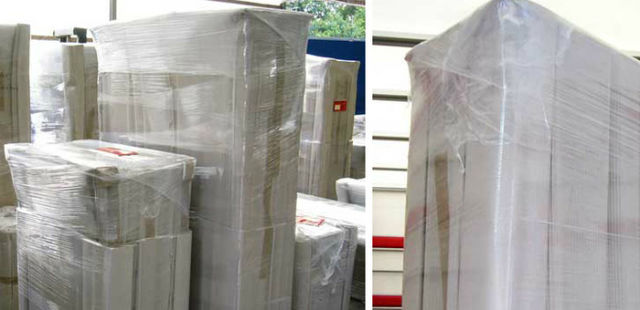 Servicio opcional de emplaye de muebles